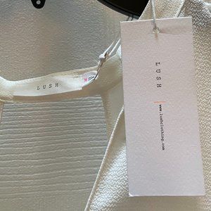 NWT Lush Open Back Top